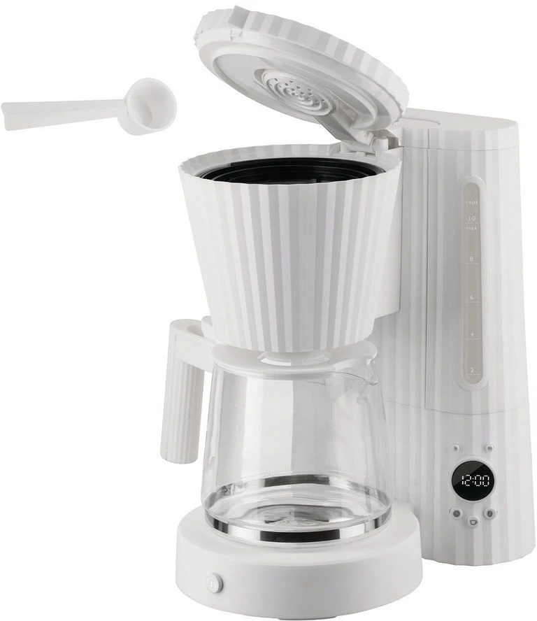 Alessi Filter-koffiezetapparaat Plissé - 1.5 Liter - Grijs - Michele De Lucchi - MDL14 G 6 Alessi Filter-koffiezetapparaat Plissé - 1.5 Liter - Grijs - Michele De Lucchi - MDL14 G - Afbeelding 4