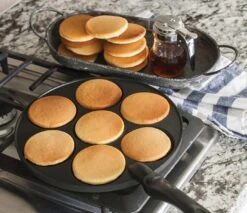 Nordic Ware American Pancake Pan - ø 27 Cm - 7 Pancakes -Keukengerei Korting Winkel 01940 Silver Dollar Pancake Stovetop 01