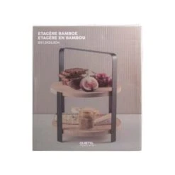 Gusta Etagere / Serveertoren - Bamboe - 27 Cm - 2-laags 5 Gusta Etagere / Serveertoren - Bamboe - 27 Cm - 2-laags -Keukengerei Korting Winkel 02130790 h 04