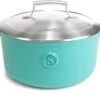 Saveur Selects Braadpan Voyage - Saveur Blue - ø 25 Cm / 4.7 Liter - Geëmailleerde Anti-aanbaklaag -Keukengerei Korting Winkel 1 1 18