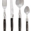 Jay Hill Bestekset Laguiole - Zwart - 16-delig / 4 Personen -Keukengerei Korting Winkel 1 8720812849643 Jay Hill laguiole ebbenhout bestekset 1