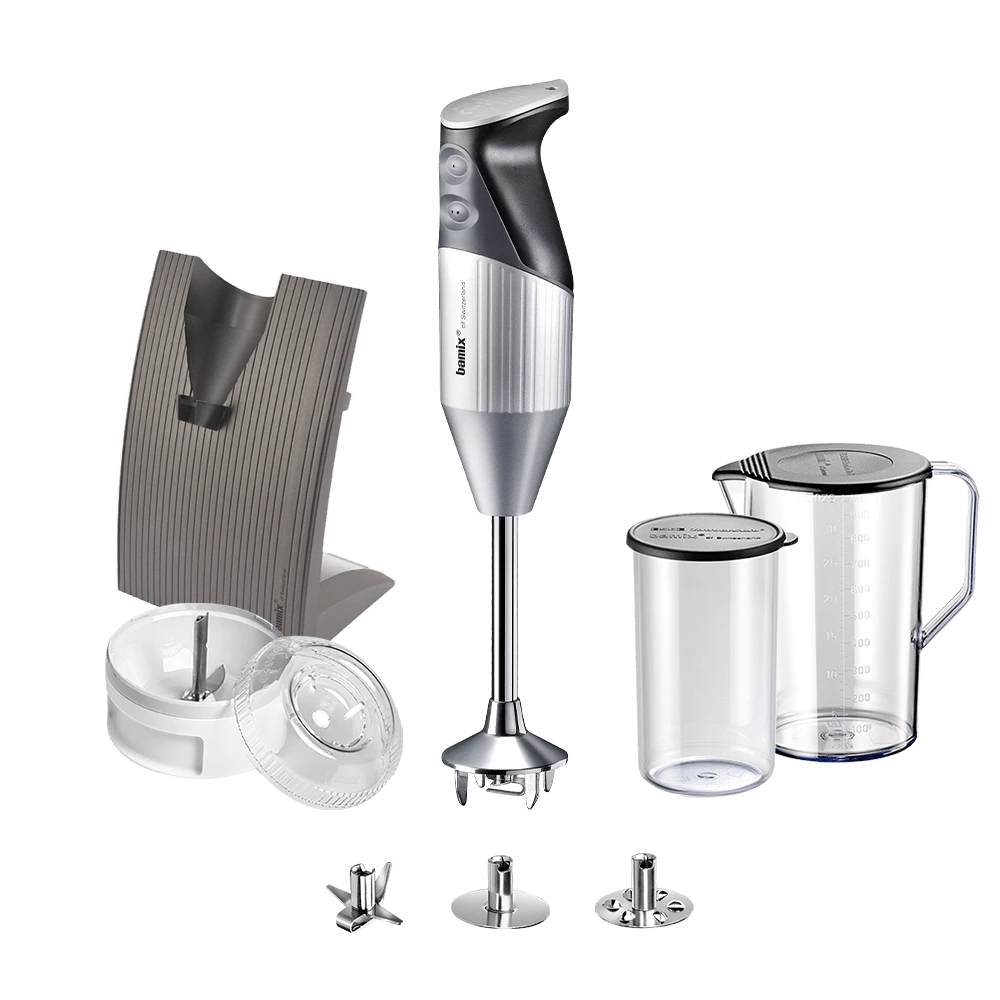 Bamix Staafmixer Set SwissLine - 200 W - Zilver 3 Bamix Staafmixer Set SwissLine - 200 W - Zilver
