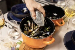 Cosy & Trendy Mosselpan - Oranje - ø 18 Cm / 2.8 Liter -Keukengerei Korting Winkel 11 Mosselen Anovi 11 1