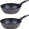 Resto Kitchenware Koekenpannenset Pavo ø 26 + 28 Cm - Inductie En Alle Andere Warmtebronnen -Keukengerei Korting Winkel 1181x1200