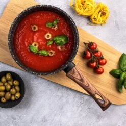 Westinghouse Pannenset Marble Wood (Braadpan ø 24 Cm + Steelpan ø 18 Cm) - Inductie En Alle Andere Warmtebronnen -Keukengerei Korting Winkel 1200x1200 100