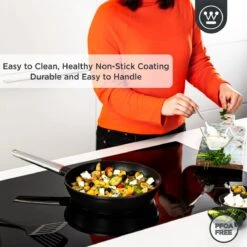 Westinghouse Koekenpannenset Performance - ø 24 En 28 Cm - Zwart - Inductie En Alle Andere Warmtebronnen -Keukengerei Korting Winkel 1200x1200 157