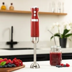 Westinghouse Retro Waterkoker + Broodrooster 2 Sleuven + Staafmixer - Rood -Keukengerei Korting Winkel 1200x1200 179