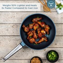 Westinghouse Pannenset Performance (Wokpan + Grillpan) ø 28 Cm - Blauw - Inductie En Alle Andere Warmtebronnen 16 Westinghouse Pannenset Performance (Wokpan + Grillpan) ø 28 Cm - Blauw - Inductie En Alle Andere Warmtebronnen -Keukengerei Korting Winkel 1200x1200 36