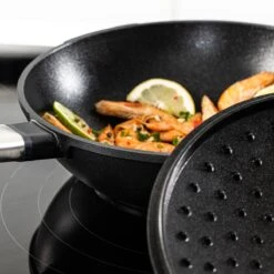 Westinghouse Pannenset Performance (Wokpan + Grillpan) ø 28 Cm - Zwart - Inductie En Alle Andere Warmtebronnen 19 Westinghouse Pannenset Performance (Wokpan + Grillpan) ø 28 Cm - Zwart - Inductie En Alle Andere Warmtebronnen -Keukengerei Korting Winkel 1200x1200 49