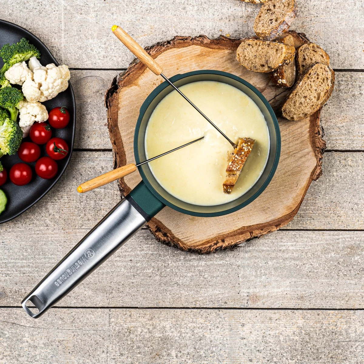 Westinghouse Pannenset Performance (Koekenpan ø 24 En 28 Cm + Steelpan ø 18 Cm) - Groen - Inductie En Alle Andere Warmtebronnen 6 Westinghouse Pannenset Performance (Koekenpan ø 24 En 28 Cm + Steelpan ø 18 Cm) - Groen - Inductie En Alle Andere Warmtebronnen - Afbeelding 4