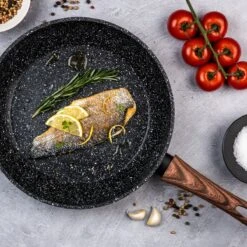 Westinghouse Pannenset Marble Wood (Koekenpan ø 28 En 30 Cm + Steelpan ø 18 Cm) - Inductie En Alle Andere Warmtebronnen -Keukengerei Korting Winkel 1200x1200 96