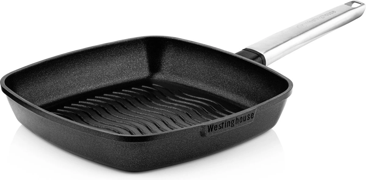 Westinghouse Pannenset Performance (Wokpan + Grillpan) ø 28 Cm - Zwart - Inductie En Alle Andere Warmtebronnen 13 Westinghouse Pannenset Performance (Wokpan + Grillpan) ø 28 Cm - Zwart - Inductie En Alle Andere Warmtebronnen - Afbeelding 11