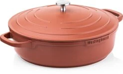 Westinghouse Pannenset Performance (Braadpan + Hapjespan) ø 28 Cm - Rood - Inductie En Alle Andere Warmtebronnen -Keukengerei Korting Winkel 1200x731