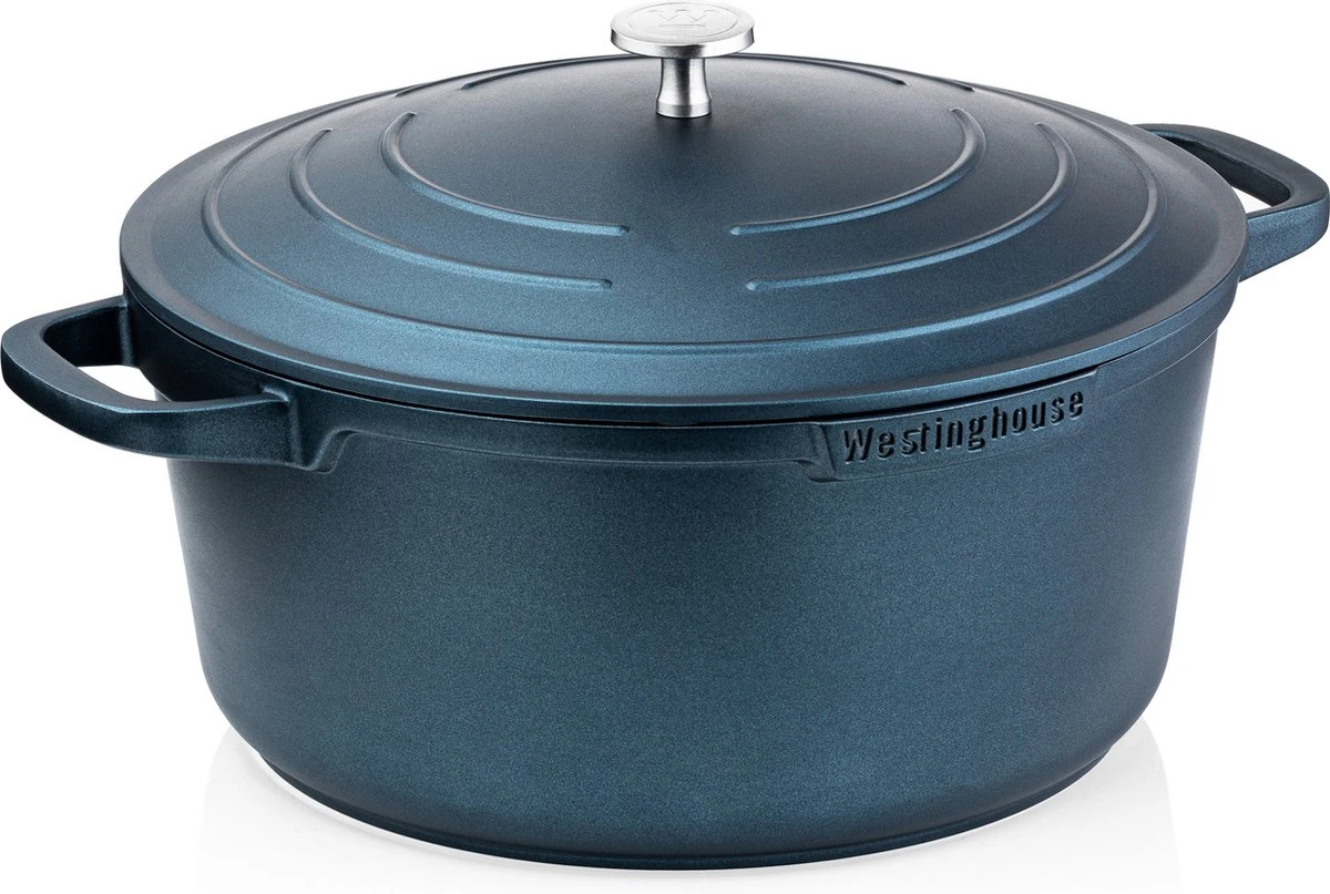 Westinghouse Pannenset Performance (Braadpan + Hapjespan) ø 28 Cm - Blauw - Inductie En Alle Andere Warmtebronnen 6 Westinghouse Pannenset Performance (Braadpan + Hapjespan) ø 28 Cm - Blauw - Inductie En Alle Andere Warmtebronnen - Afbeelding 4