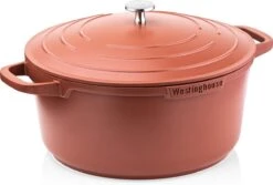 Westinghouse Pannenset Performance (Braadpan + Hapjespan) ø 28 Cm - Rood - Inductie En Alle Andere Warmtebronnen -Keukengerei Korting Winkel 1200x813 1