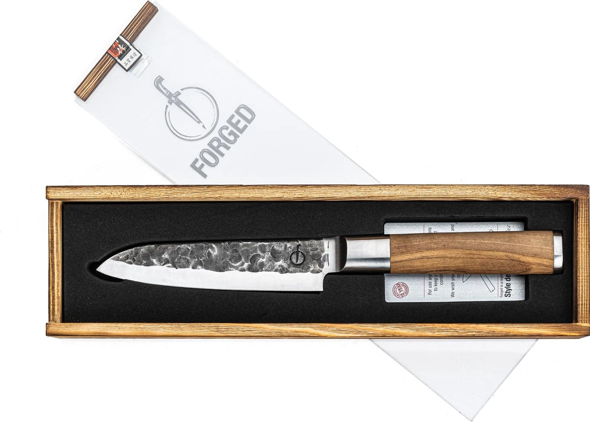 Forged Santokumes Olive 14 Cm 5 Forged Santokumes Olive 14 Cm - Afbeelding 3