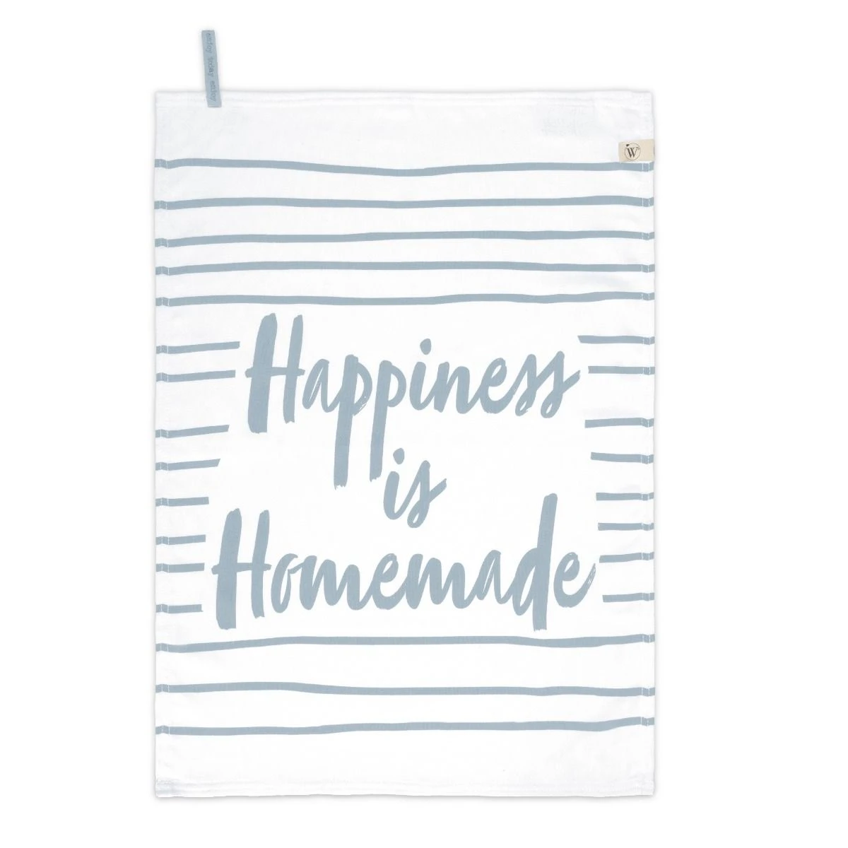 Walra Theedoek Happiness Jeans Blauw 50 X 70 Cm 5 Walra Theedoek Happiness Jeans Blauw 50 X 70 Cm - Afbeelding 3