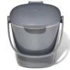 OXO Good Grips Afvalemmer Grijs 3 Liter -Keukengerei Korting Winkel 13295900 Compostemmer3LiterGrijs 1