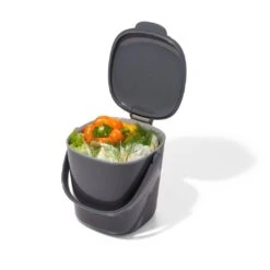 OXO Good Grips Afvalemmer Grijs 3 Liter -Keukengerei Korting Winkel 13295900 Compostemmer3LiterGrijs4 4