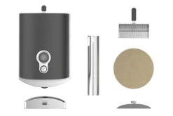 ZiiPa Pizza Oven Piana - Houtgestookt - Met Thermometer - Leisteen - Voor ø 30 Cm Pizza's - Roterende Pizzasteen -Keukengerei Korting Winkel 159567