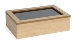Sakura Tea Theedoos - Hout - 6-vaks - Met Fluweel - 24 X 16 Cm 9 Sakura Tea Theedoos - Hout - 6-vaks - Met Fluweel - 24 X 16 Cm -Keukengerei Korting Winkel 2 6 vaks 2