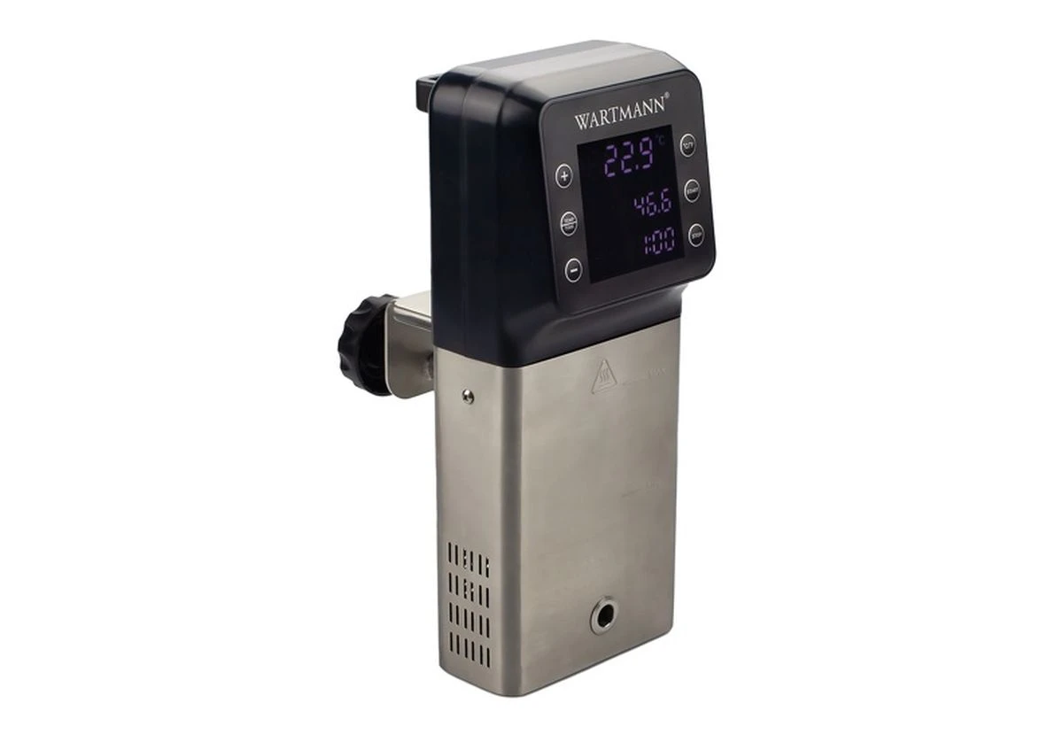 Wartmann Sous Vide Stick Smart - LCD Display - RVS 3 Wartmann Sous Vide Stick Smart - LCD Display - RVS