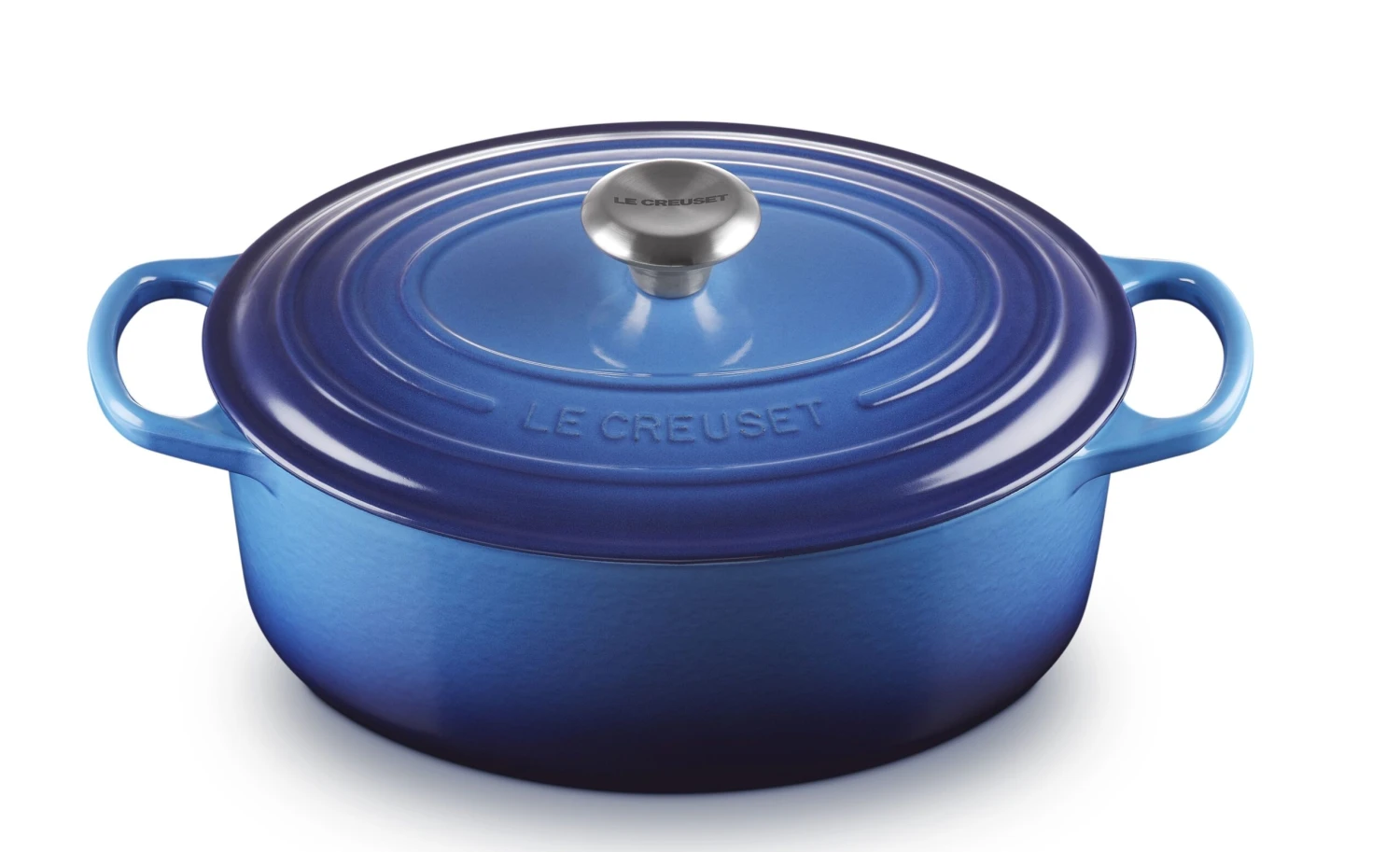 Le Creuset Braadpan Signature - Ovaal - Azure - ø 31 Cm / 6.3 Liter 3 Le Creuset Braadpan Signature - Ovaal - Azure - ø 31 Cm / 6.3 Liter
