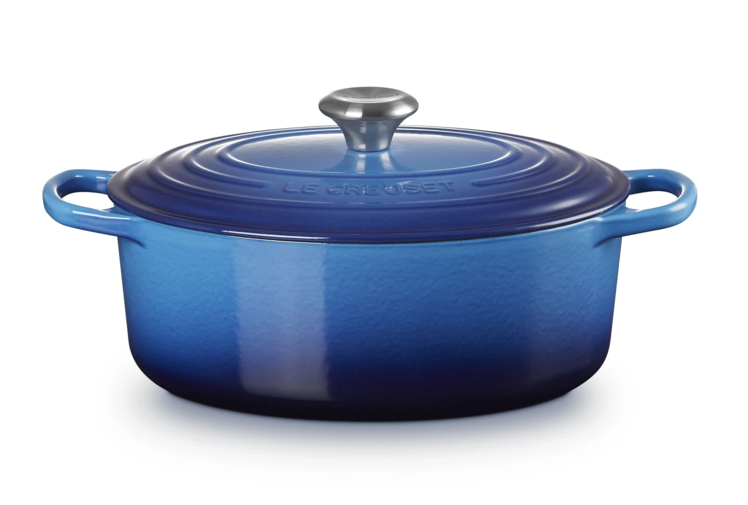 Le Creuset Braadpan Signature - Ovaal - Azure - ø 31 Cm / 6.3 Liter 9 Le Creuset Braadpan Signature - Ovaal - Azure - ø 31 Cm / 6.3 Liter - Afbeelding 7