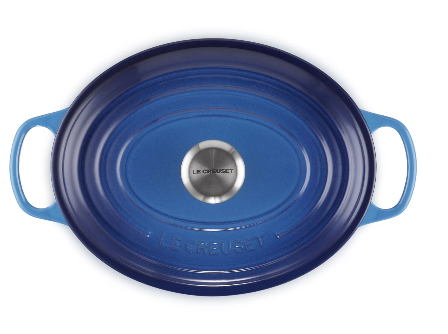 Le Creuset Braadpan Signature - Ovaal - Azure - ø 31 Cm / 6.3 Liter 7 Le Creuset Braadpan Signature - Ovaal - Azure - ø 31 Cm / 6.3 Liter - Afbeelding 5