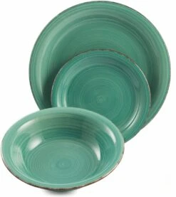 Villa D'Este Serviesset Baita - Colori Caldi - 18-delig / 6 Personen -Keukengerei Korting Winkel 2171740 e