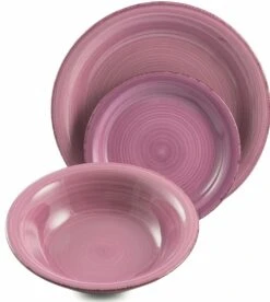 Villa D'Este Serviesset Baita - Colori Caldi - 18-delig / 6 Personen -Keukengerei Korting Winkel 2171740 f