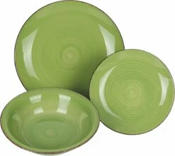 Villa D'Este Serviesset Baita - Greenery - 12-delig / 4 Personen -Keukengerei Korting Winkel 2191636 d