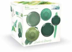 Villa D'Este Serviesset Baita - Greenery - 12-delig / 4 Personen -Keukengerei Korting Winkel 2191636s