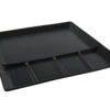 BBQ-bord / Fonduebord / Gourmetbord - 5 Vakken - Zwart - 24 X 24 Cm -Keukengerei Korting Winkel 23472042 1