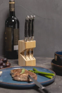 Sareva Steakmessenset Laguiole - Zwart - 6 Stuks 8 Sareva Steakmessenset Laguiole - Zwart - 6 Stuks -Keukengerei Korting Winkel 25082021 12