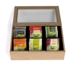 Sakura Tea Theedoos - Hout - 6-vaks - Met Fluweel - 24 X 16 Cm 10 Sakura Tea Theedoos - Hout - 6-vaks - Met Fluweel - 24 X 16 Cm -Keukengerei Korting Winkel 3 6 vaks 7