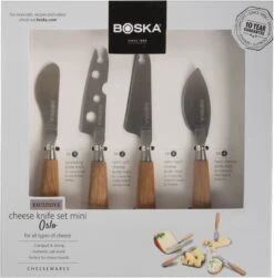 Boska Kaasmessenset Mini Oslo 11 Boska Kaasmessenset Mini Oslo -Keukengerei Korting Winkel 320218 cheese knife set mini oslo