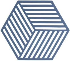 Zone Denmark Pannenonderzetter Hexagon - Denim - 16 X 14 Cm