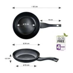 Berndes Koekenpan B.Green - ø 24 Cm - Standaard Anti-aanbaklaag -Keukengerei Korting Winkel 34987 Product 1920x19205B15D