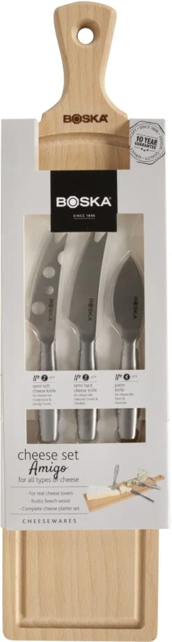 Boska Kaasset Amigo 35 X 11 Cm -Keukengerei Korting Winkel 358208 Cheese Set Amigo Tapas