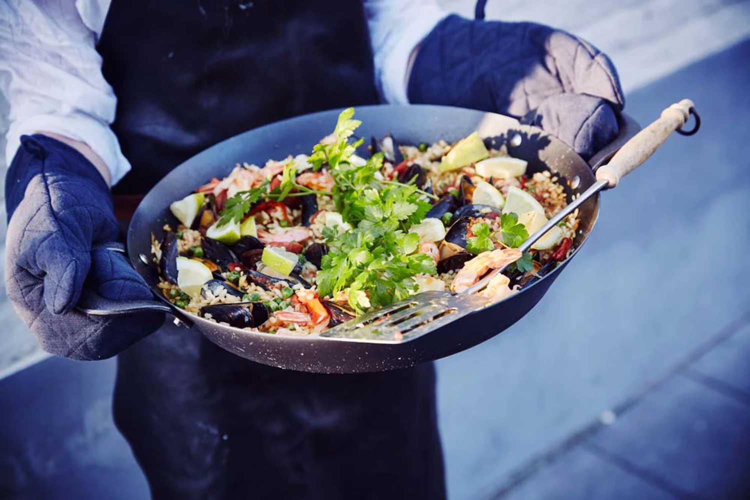 BK Paella Pan Black Steel - ø 38 Cm 5 BK Paella Pan Black Steel - ø 38 Cm - Afbeelding 3