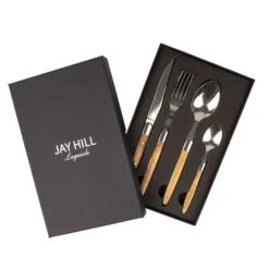 Jay Hill Bestekset Laguiole - Olijfhout - 4-delig 11 Jay Hill Bestekset Laguiole - Olijfhout - 4-delig -Keukengerei Korting Winkel 4 8720812849636 2