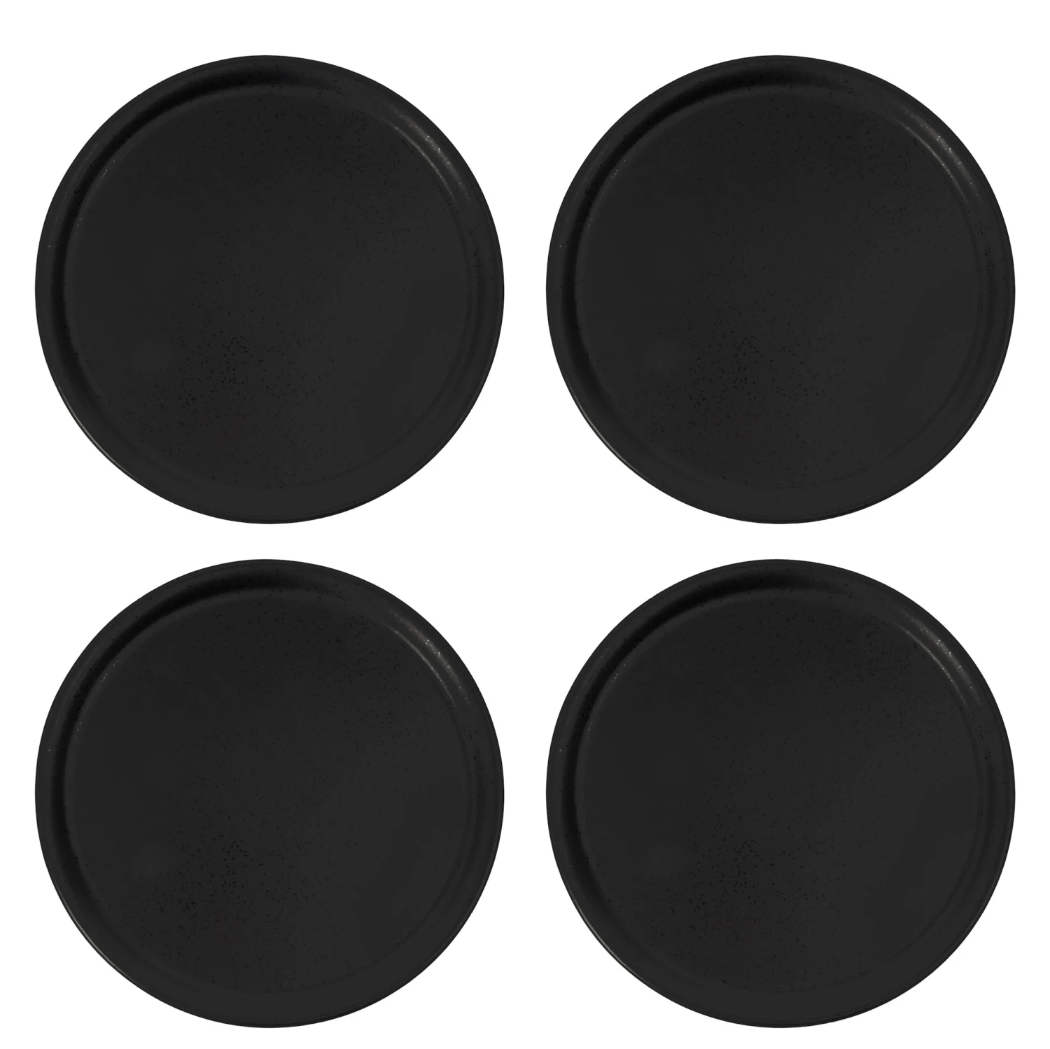 Jay Hill Pizzaborden Speckle Black - ø 32 Cm - 4 Stuks 3 Jay Hill Pizzaborden Speckle Black - ø 32 Cm - 4 Stuks