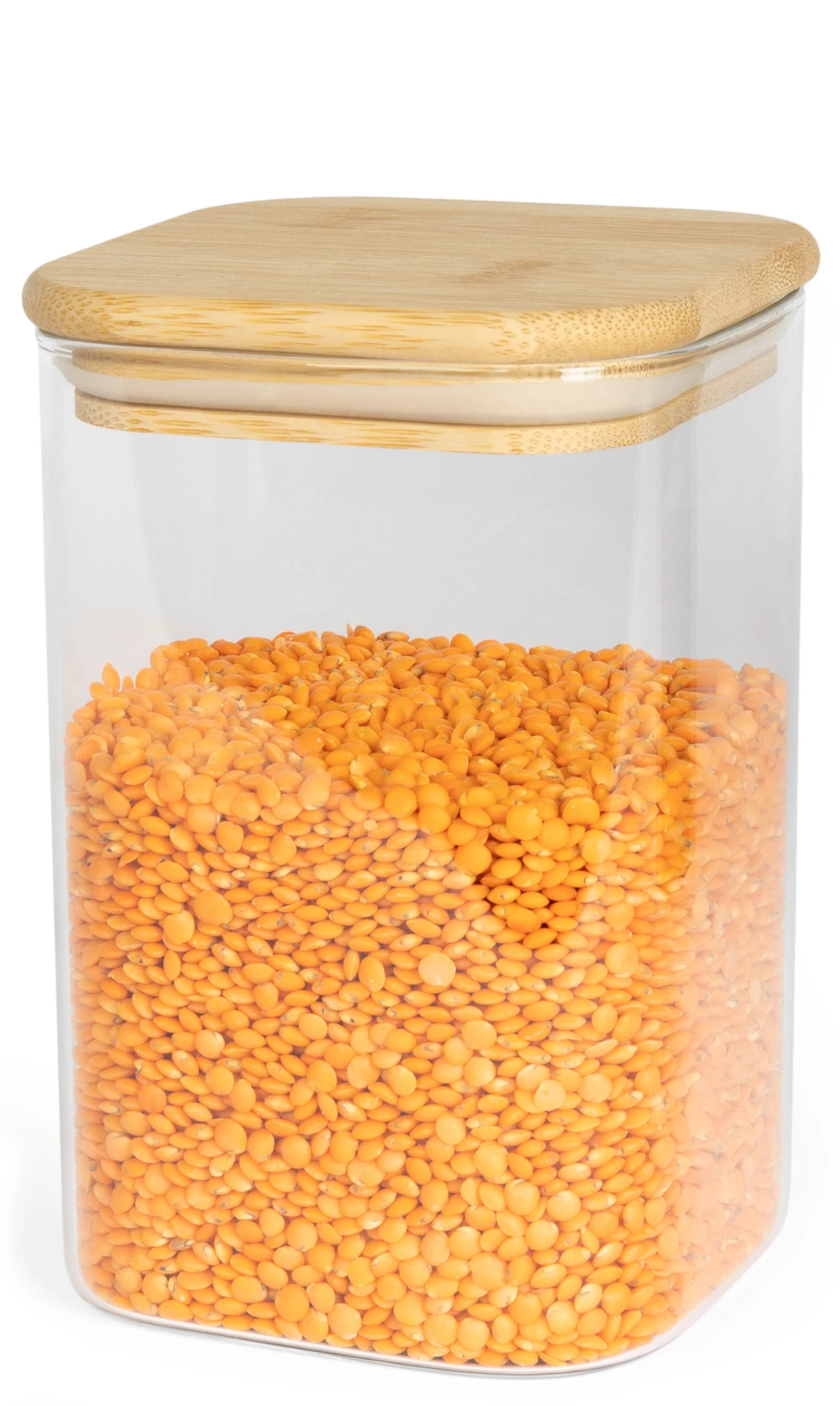 Sareva Voorraadpot - Glas / Bamboe - 1.1 Liter 3 Sareva Voorraadpot - Glas / Bamboe - 1.1 Liter