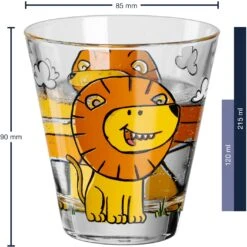 Leonardo Kinderglas Set Bambini Leeuw 215 Ml - 3-Delig -Keukengerei Korting Winkel 4002541178992 01