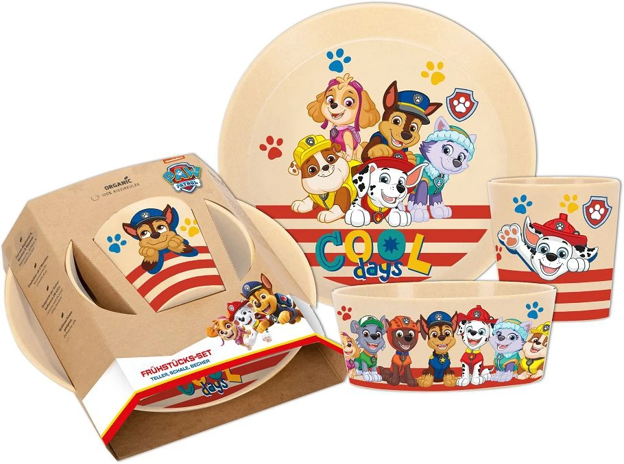 Koziol Kinderservies Connect Paw Patrol Creme 3-Delig 3 Koziol Kinderservies Connect Paw Patrol Creme 3-Delig