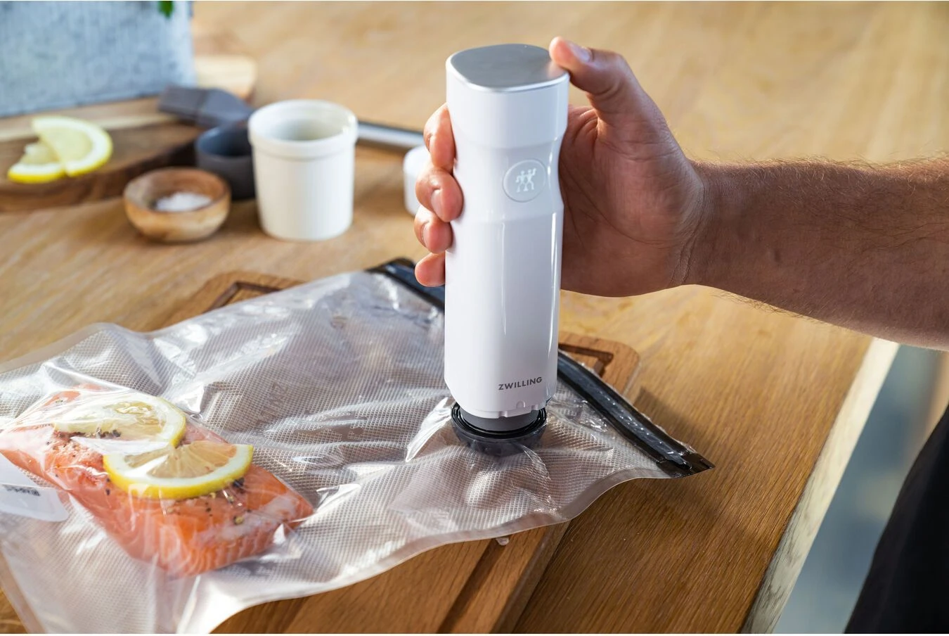 Zwilling Vacumeerzakken Fresh & Save - 49 X 30 Cm - Herbruikbaar - 3 Stuks 4 Zwilling Vacumeerzakken Fresh & Save - 49 X 30 Cm - Herbruikbaar - 3 Stuks - Afbeelding 2