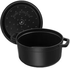Staub Braadpan / Cocotte - Zwart - ø 26 Cm / 5.2 Liter -Keukengerei Korting Winkel 40500 241 0 6 4