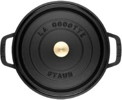 Staub Braadpan / Cocotte - Zwart - ø 26 Cm / 5.2 Liter -Keukengerei Korting Winkel 40500 241 0 8 4