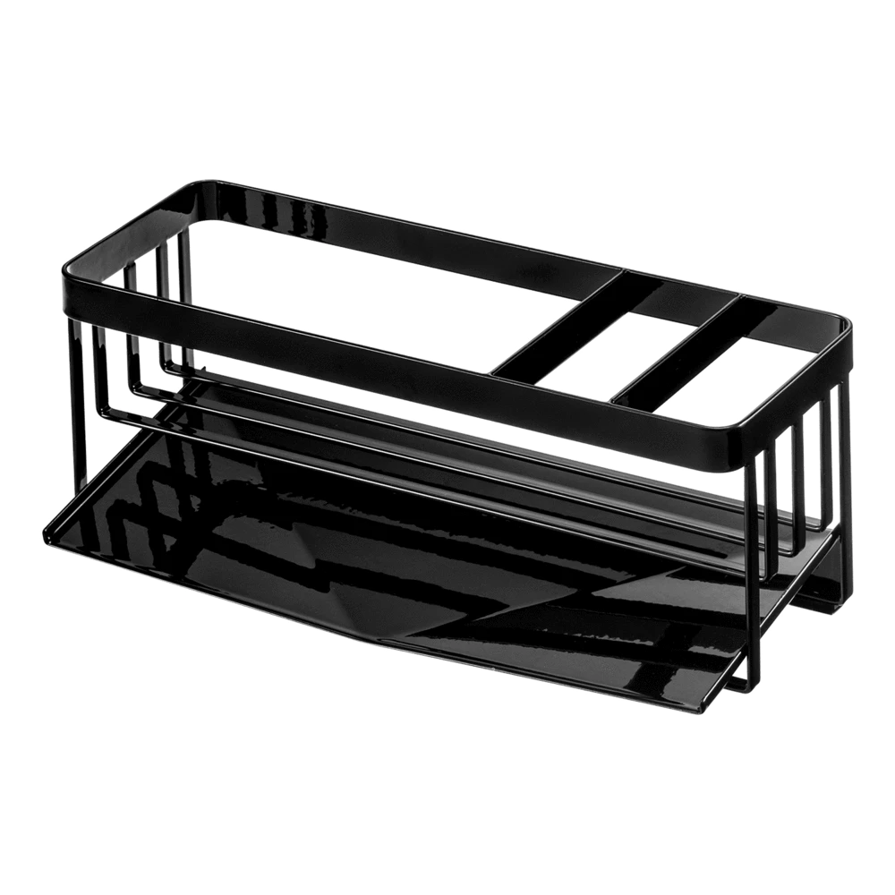 Yamazaki Gootsteenorganiser Tower Zwart 3 Yamazaki Gootsteenorganiser Tower Zwart